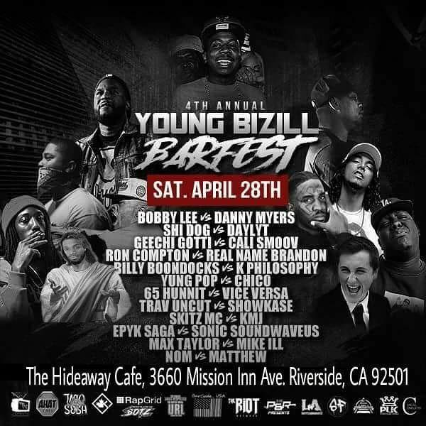 AHAT.TV RAP BATTLE EVENT IN RIVERSIDE 4/28